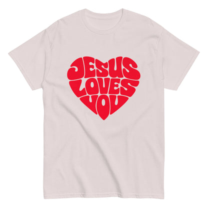 JESUS LOVES YOU - Statement Herren T-Shirt