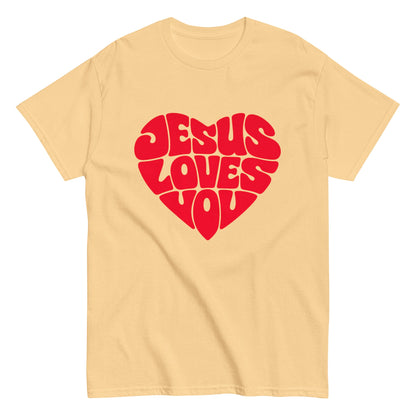 JESUS LOVES YOU - Statement Herren T-Shirt