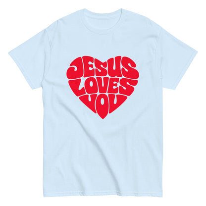 JESUS LOVES YOU - Statement Herren T-Shirt
