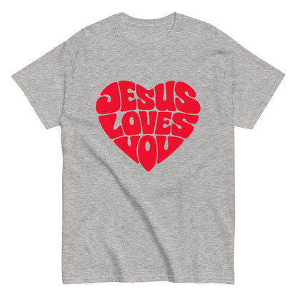 JESUS LOVES YOU - Statement Herren T-Shirt