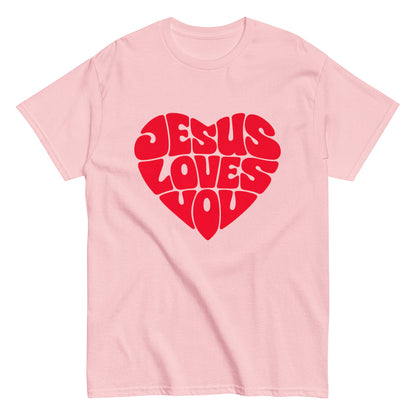 JESUS LOVES YOU - Statement Herren T-Shirt