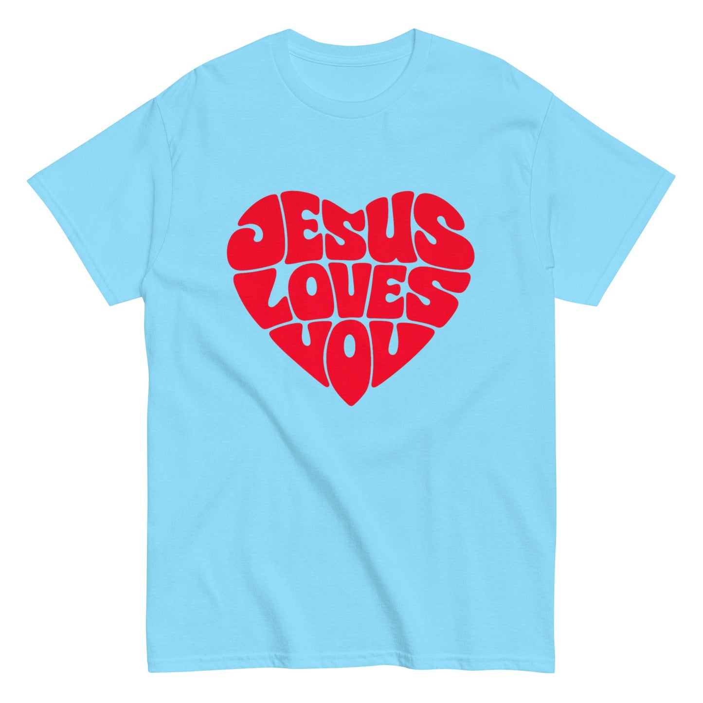 JESUS LOVES YOU - Statement Herren T-Shirt