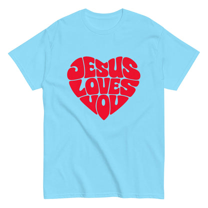 JESUS LOVES YOU - Statement Herren T-Shirt