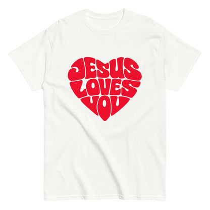 JESUS LOVES YOU - Statement Herren T-Shirt