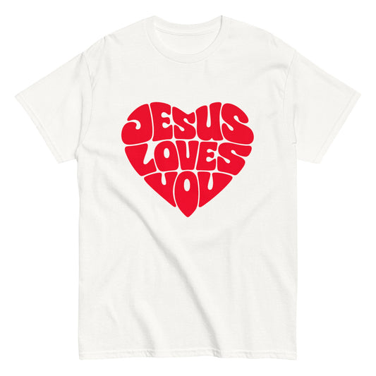 JESUS LOVES YOU - Statement Herren T-Shirt