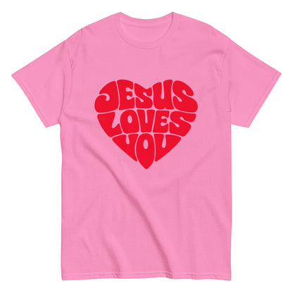 JESUS LOVES YOU - Statement Herren T-Shirt