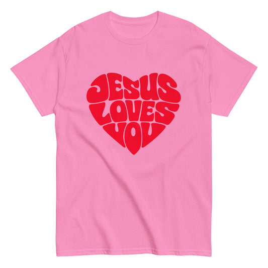 JESUS LOVES YOU - Statement Herren T-Shirt - SprücheKüche - Druckfrisch & frech