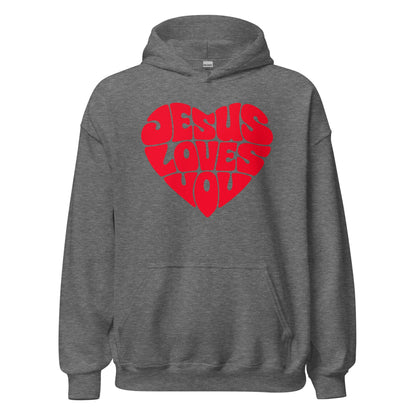 JESUS LOVES YOU - Statement Unisex - Hoodie