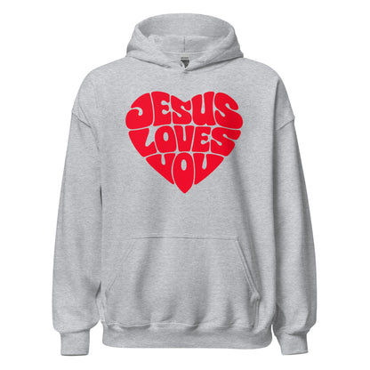 JESUS LOVES YOU - Statement Unisex - Hoodie