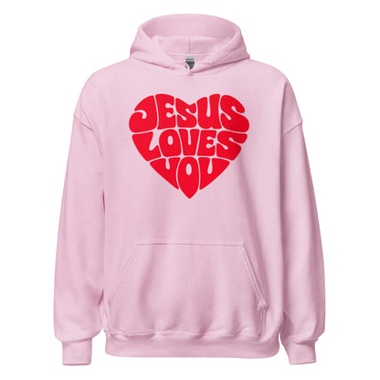 JESUS LOVES YOU - Statement Unisex - Hoodie