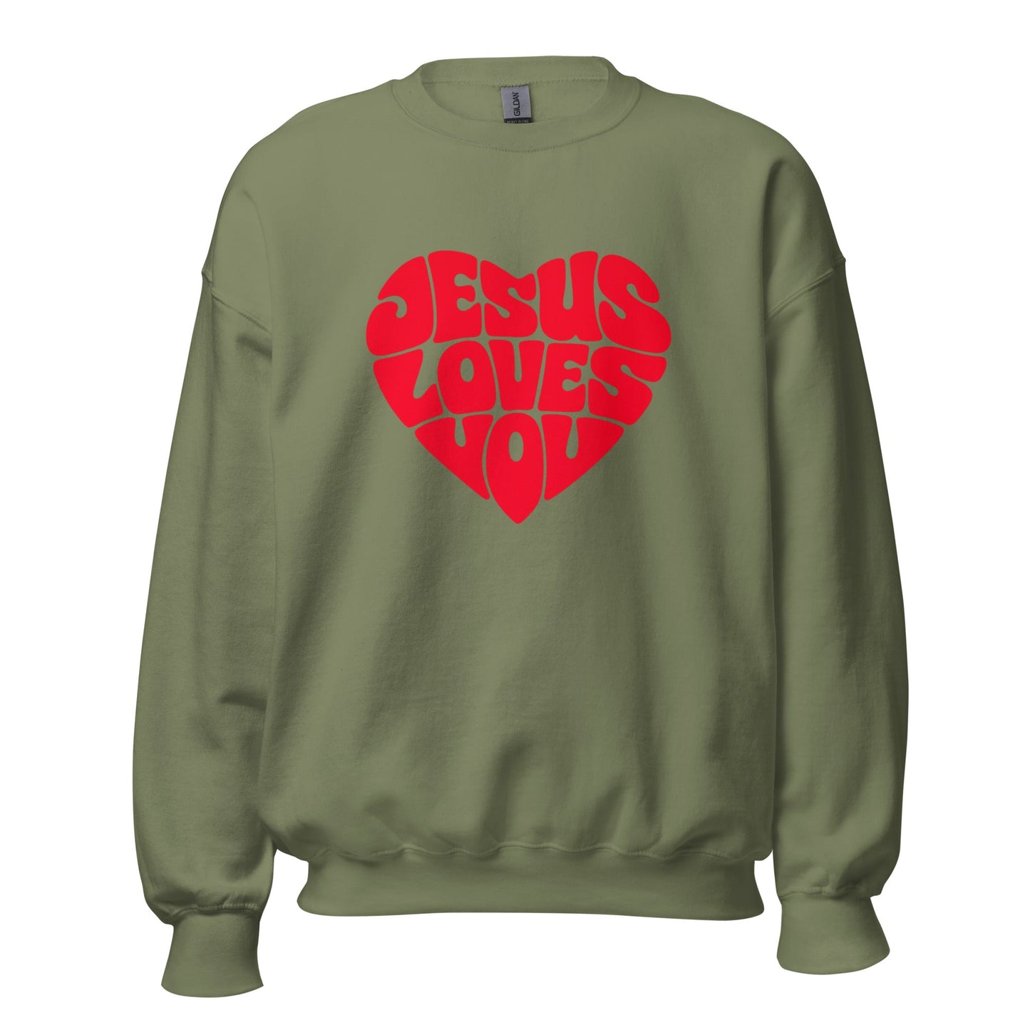 JESUS LOVES YOU - Statement Unisex - Sweatshirt