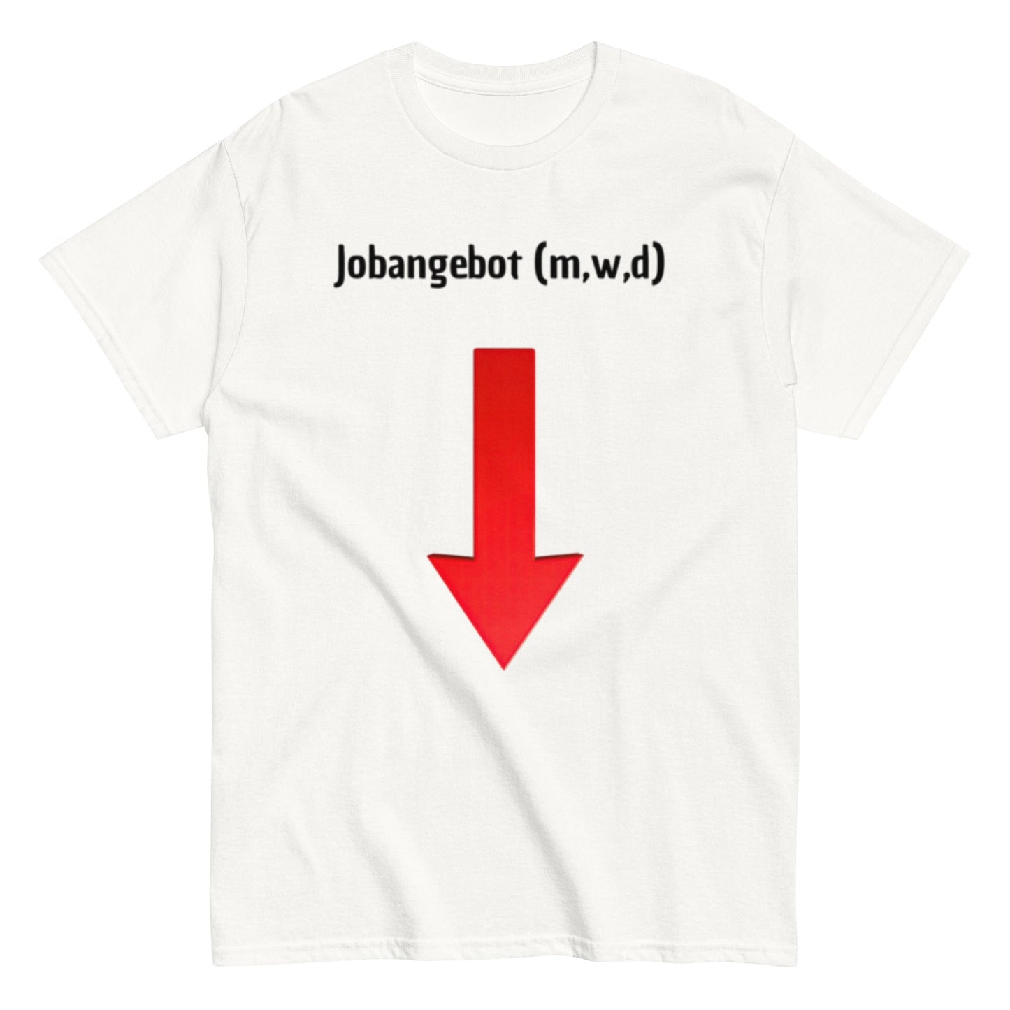 Jobangebot (m,w,d) – Lustiges Unisex T-Shirt - SprücheKüche - Druckfrisch & frech