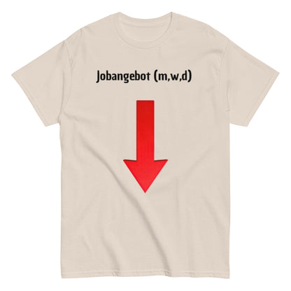 Jobangebot (m,w,d) – Lustiges Unisex T-Shirt - SprücheKüche - Druckfrisch & frech
