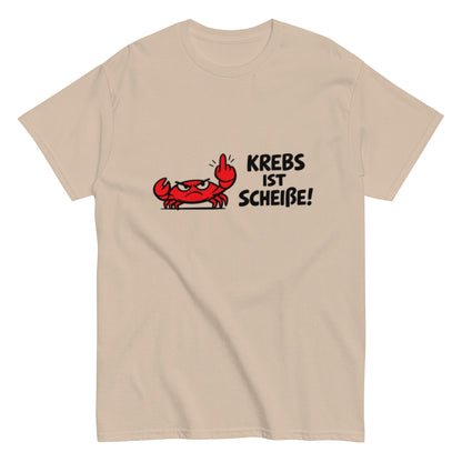 KREBS IST SCHEIẞE - Statement Herren T-Shirt - SprücheKüche - Druckfrisch & frech