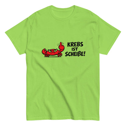KREBS IST SCHEIẞE! – Statement Unisex T-Shirt - SprücheKüche - Druckfrisch & frech