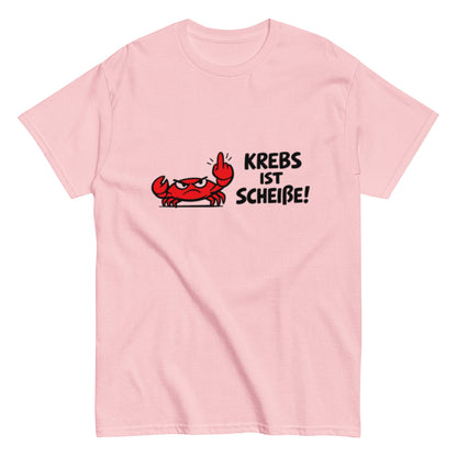 KREBS IST SCHEIẞE! – Statement Unisex T-Shirt - SprücheKüche - Druckfrisch & frech