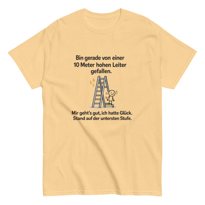 LEITER WITZ HUMORVOLL - Lustiges Herren T-Shirt - SprücheKüche - Druckfrisch & frech
