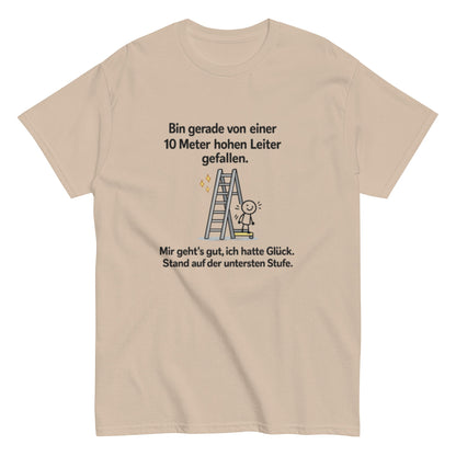 LEITER WITZ HUMORVOLL - Lustiges Herren T-Shirt - SprücheKüche - Druckfrisch & frech