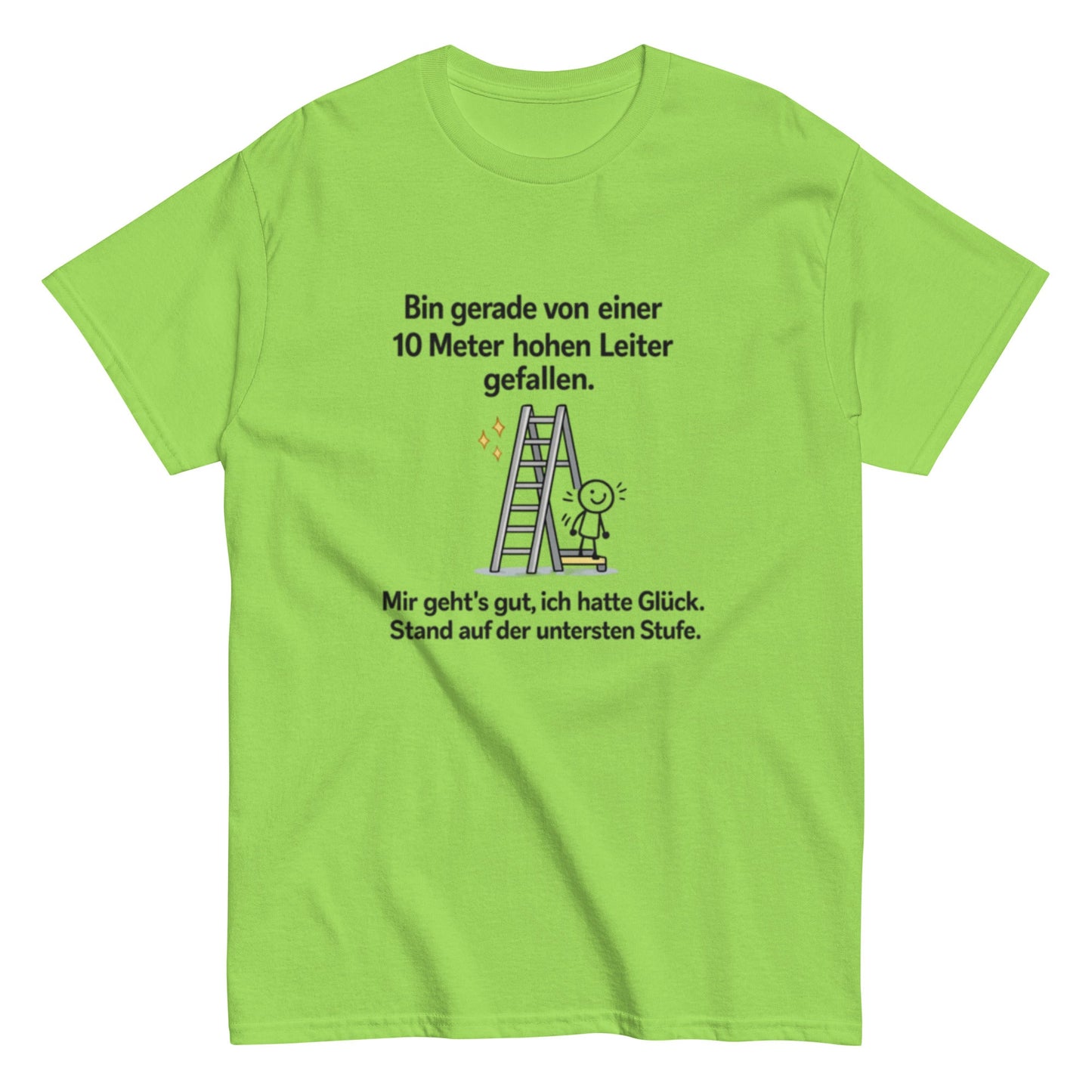 LEITER WITZ HUMORVOLL - Lustiges Herren T-Shirt - SprücheKüche - Druckfrisch & frech