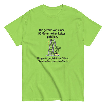 LEITER WITZ HUMORVOLL - Lustiges Herren T-Shirt - SprücheKüche - Druckfrisch & frech