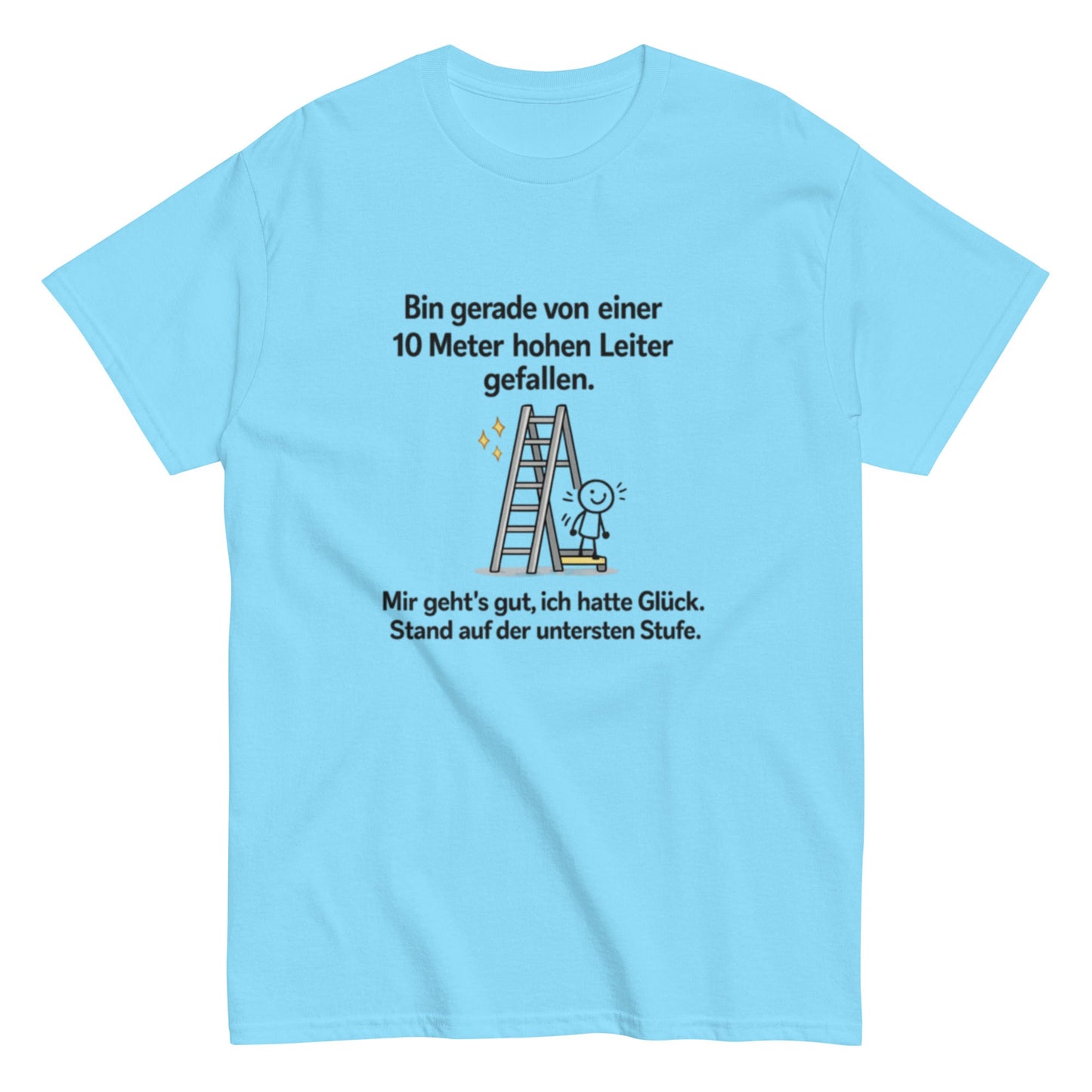 LEITER WITZ HUMORVOLL - Lustiges Herren T-Shirt - SprücheKüche - Druckfrisch & frech