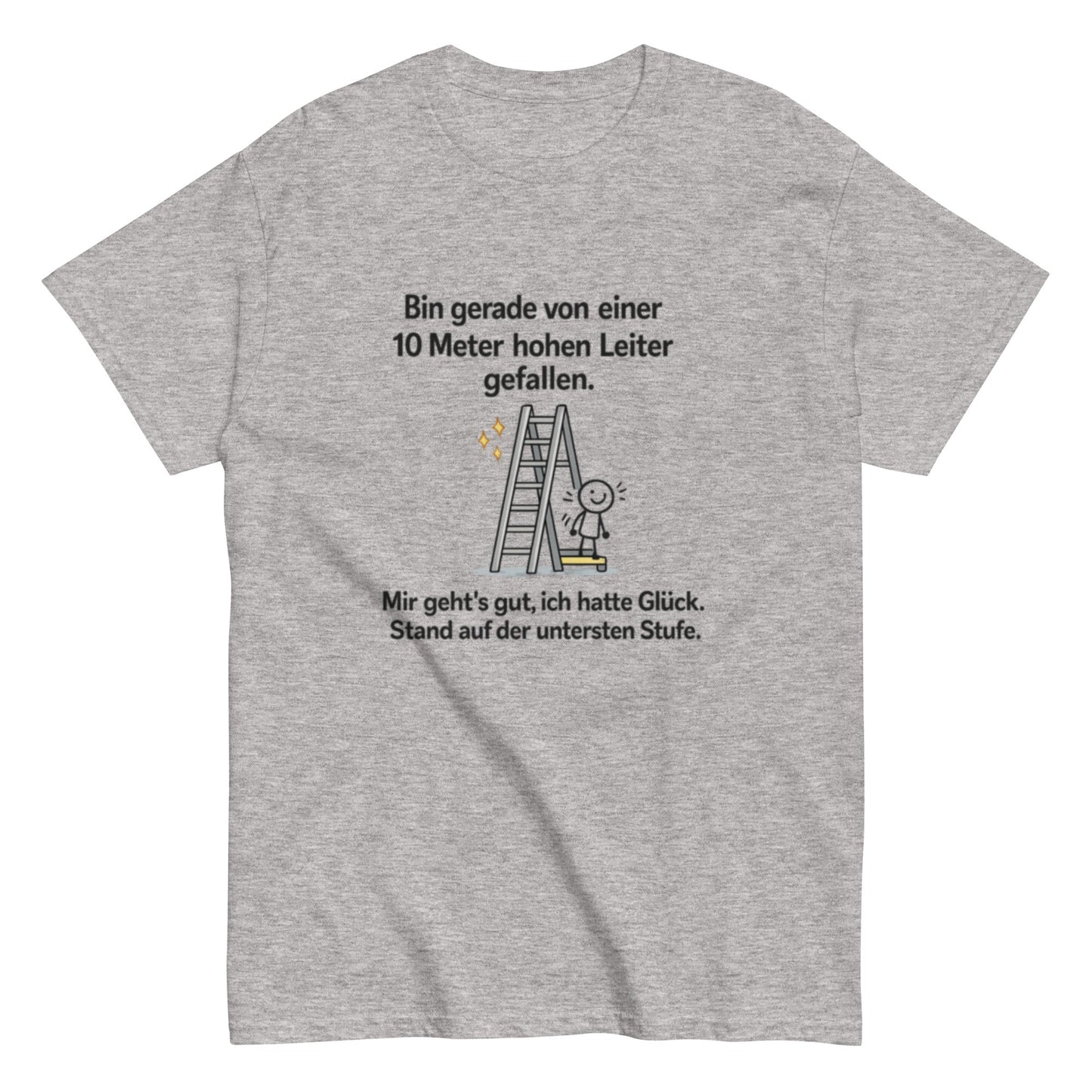 LEITER WITZ HUMORVOLL - Lustiges Herren T-Shirt - SprücheKüche - Druckfrisch & frech