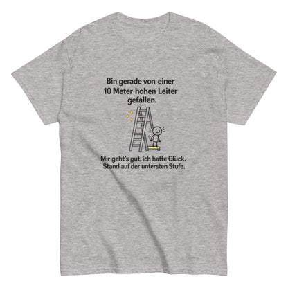 LEITER WITZ HUMORVOLL - Lustiges Herren T-Shirt - SprücheKüche - Druckfrisch & frech