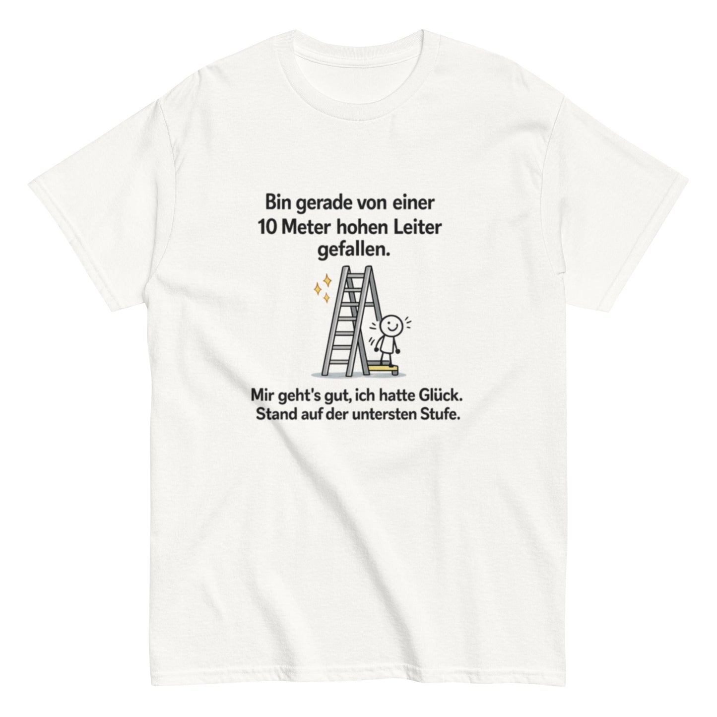 LEITER WITZ HUMORVOLL - Lustiges Herren T-Shirt - SprücheKüche - Druckfrisch & frech