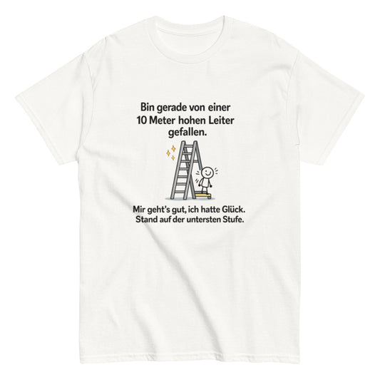 LEITER WITZ HUMORVOLL - Lustiges Herren T-Shirt - SprücheKüche - Druckfrisch & frech