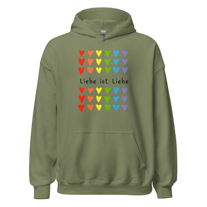 LIEBE IST LIEBE - Statement Unisex - Hoodie