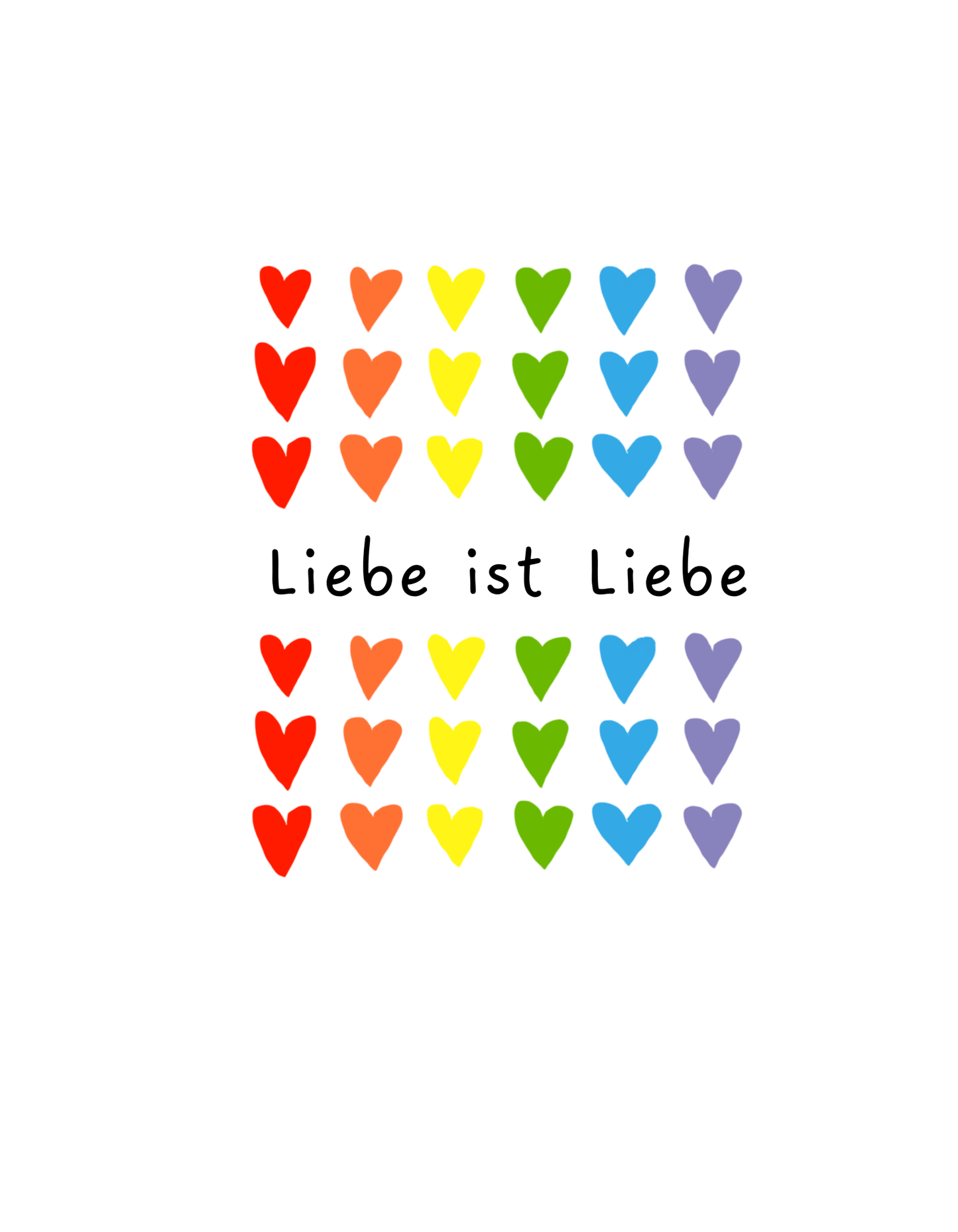 LIEBE IST LIEBE - Statement Unisex - Sweatshirt