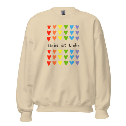 LIEBE IST LIEBE - Statement Unisex - Sweatshirt