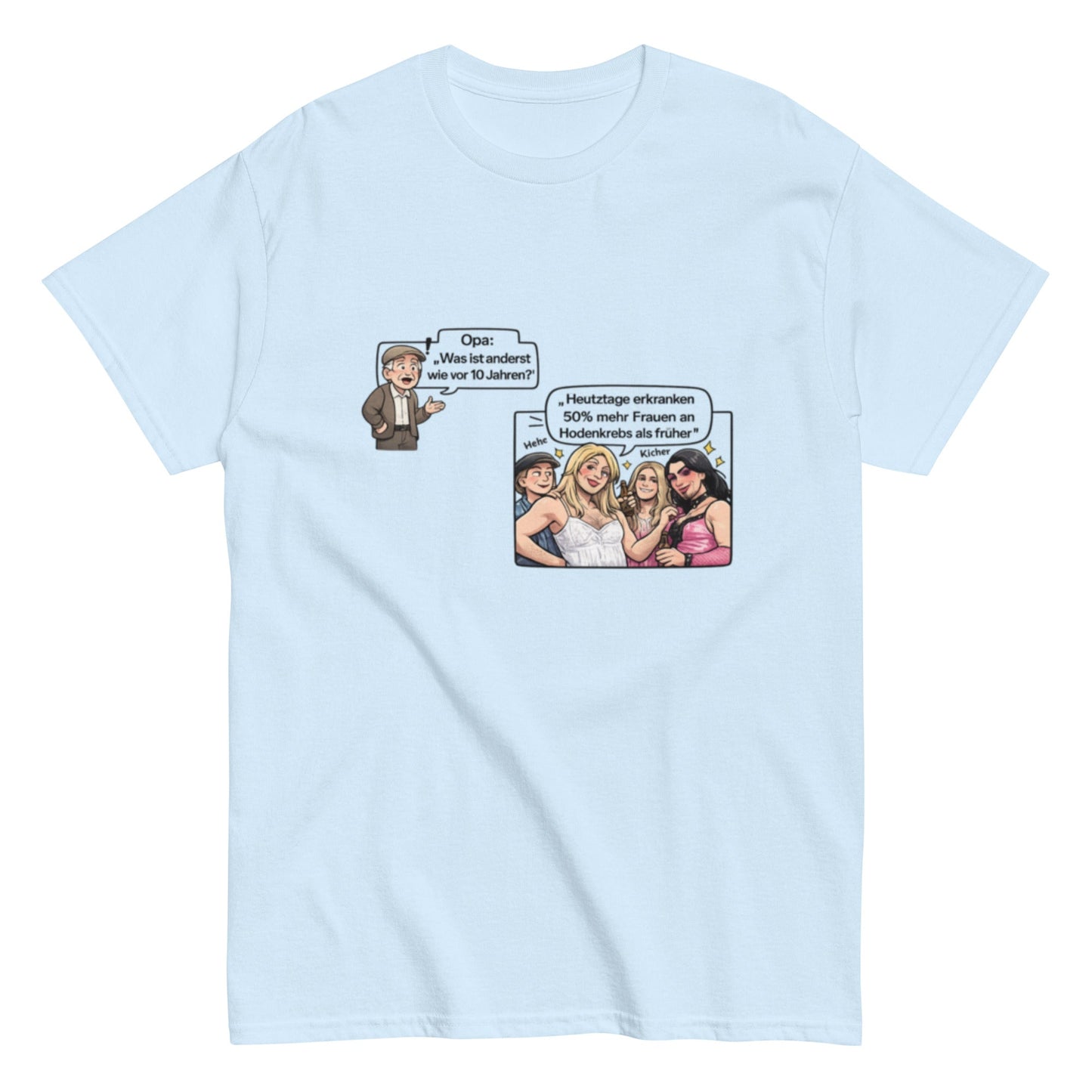Lustiges Opa Spruch T-Shirt | Schwarzer Humor | Satire Shirt | Politisch Unkorrekt | Witziges Partyshirt, Herren, Frauen, Unisex T-Shirt - SprücheKüche - Druckfrisch & frech