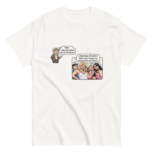 Lustiges Opa Spruch T-Shirt | Schwarzer Humor | Satire Shirt | Politisch Unkorrekt | Witziges Partyshirt, Herren, Frauen, Unisex T-Shirt - SprücheKüche - Druckfrisch & frech