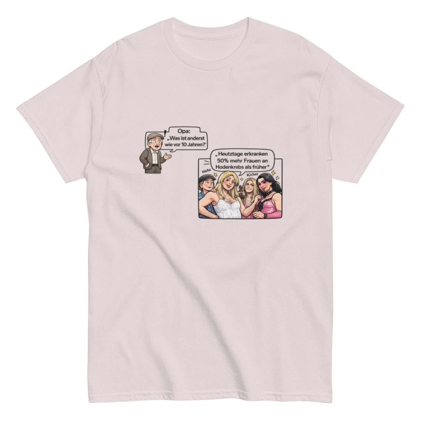 Lustiges Opa Spruch T-Shirt | Schwarzer Humor | Satire Shirt | Politisch Unkorrekt | Witziges Partyshirt, Herren, Frauen, Unisex T-Shirt - SprücheKüche - Druckfrisch & frech