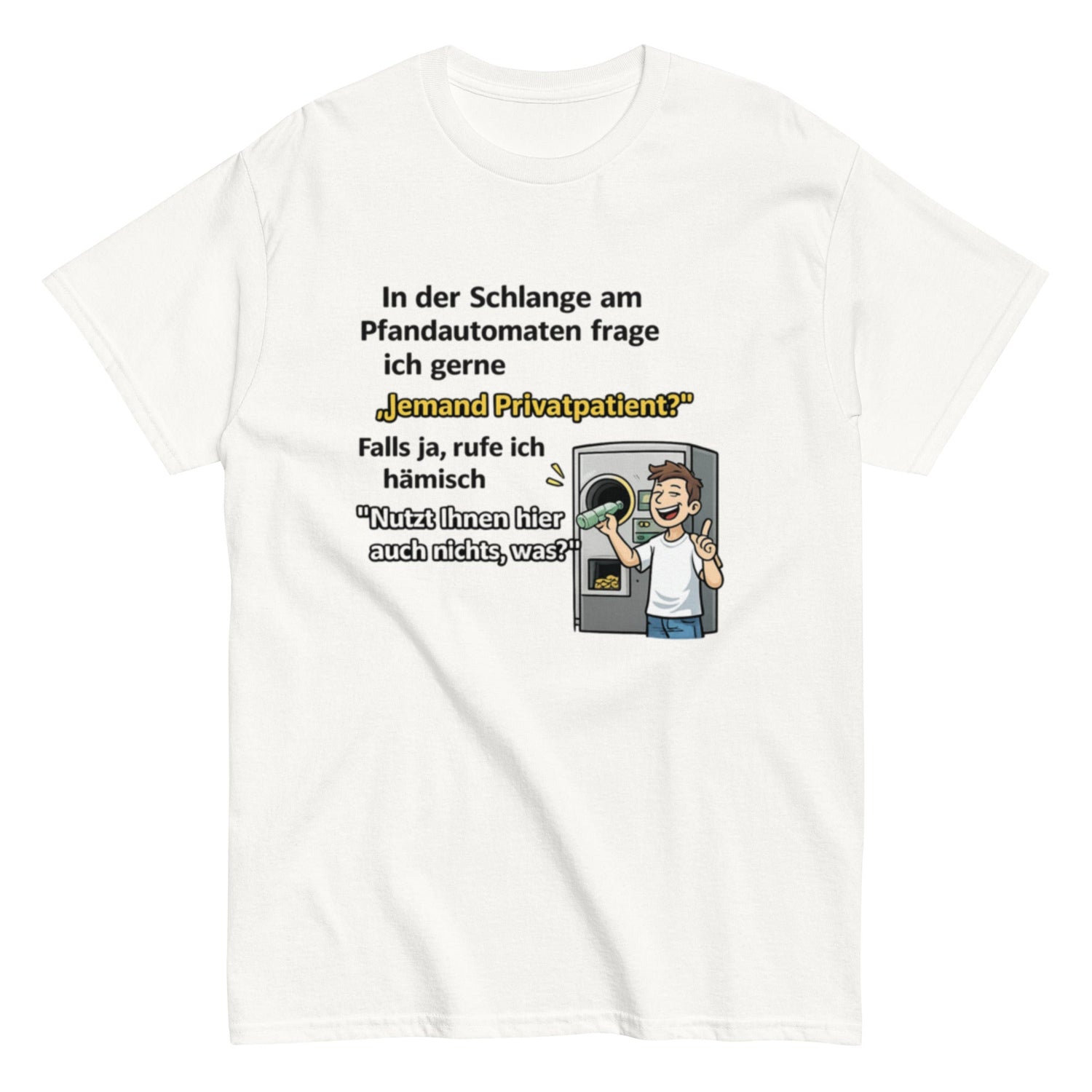 Lustiges Pfandautomat Unisex T-Shirt