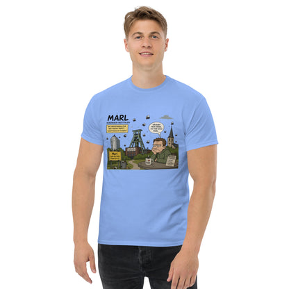 Marl Fliegenplage T-Shirt – Sarkastisches Ruhrpott Comic Design aus NRW, Herren, Frauen, Unisex T-Shirt - SprücheKüche - Druckfrisch & frech