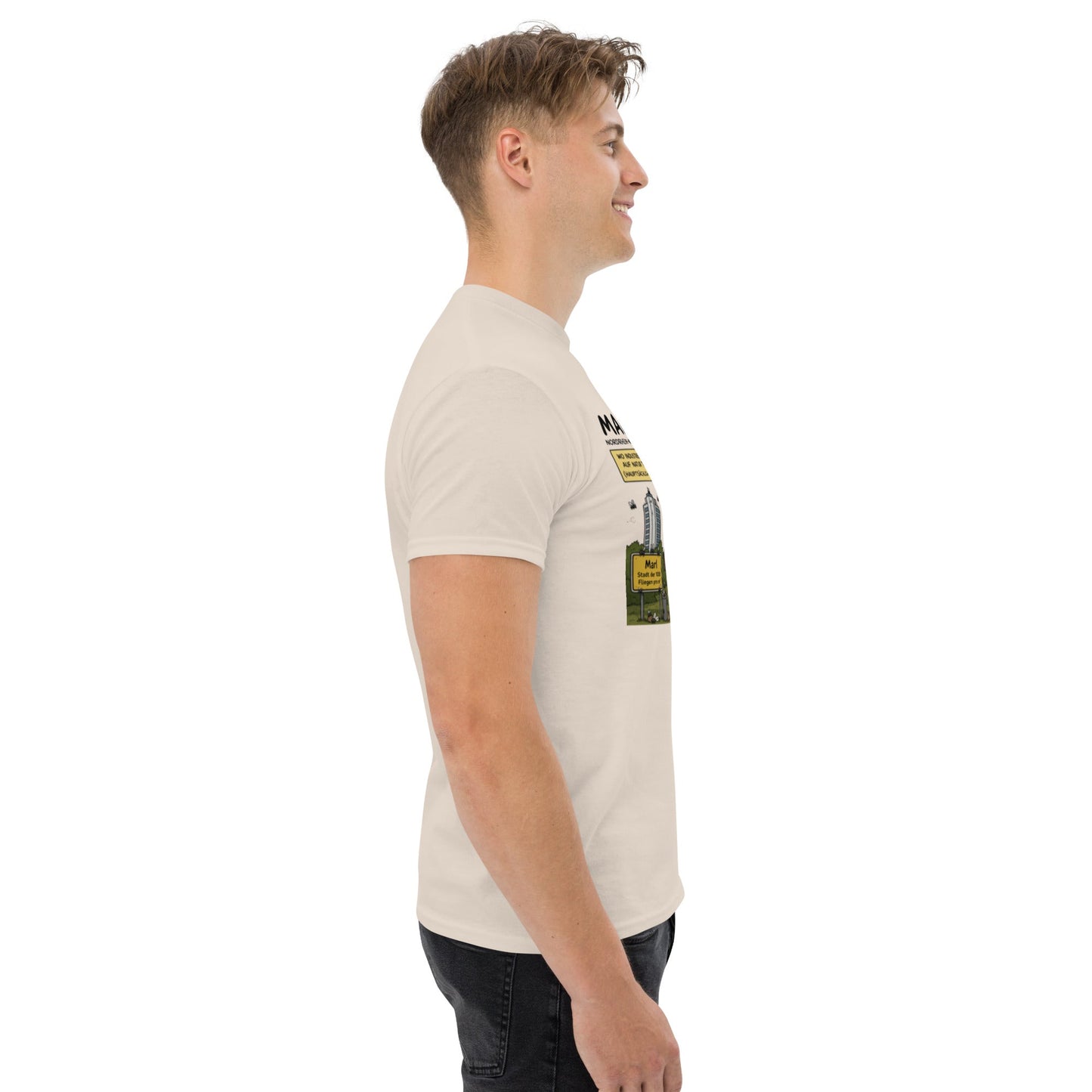Marl Fliegenplage T-Shirt – Sarkastisches Ruhrpott Comic Design aus NRW, Herren, Frauen, Unisex T-Shirt - SprücheKüche - Druckfrisch & frech