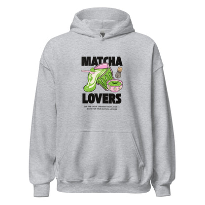 Matcha Lovers Hoodie – Süßes Matcha Design für echte Tea Fans, Herren, Frauen, Unisex - Kapuzenpullover - SprücheKüche - Druckfrisch & frech
