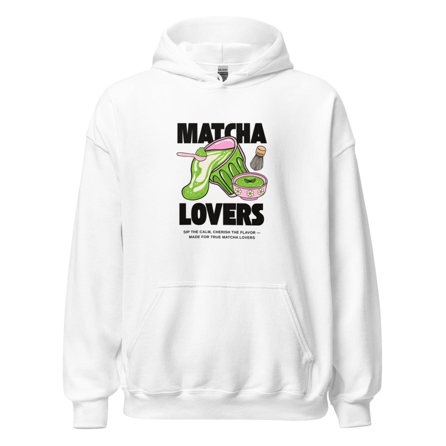 Matcha Lovers Hoodie – Süßes Matcha Design für echte Tea Fans, Herren, Frauen, Unisex - Kapuzenpullover - SprücheKüche - Druckfrisch & frech