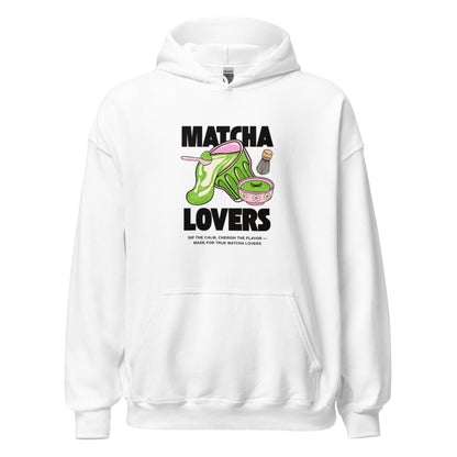 Matcha Lovers Hoodie – Süßes Matcha Design für echte Tea Fans, Herren, Frauen, Unisex - Kapuzenpullover - SprücheKüche - Druckfrisch & frech