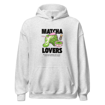 Matcha Lovers Hoodie – Süßes Matcha Design für echte Tea Fans, Herren, Frauen, Unisex - Kapuzenpullover - SprücheKüche - Druckfrisch & frech