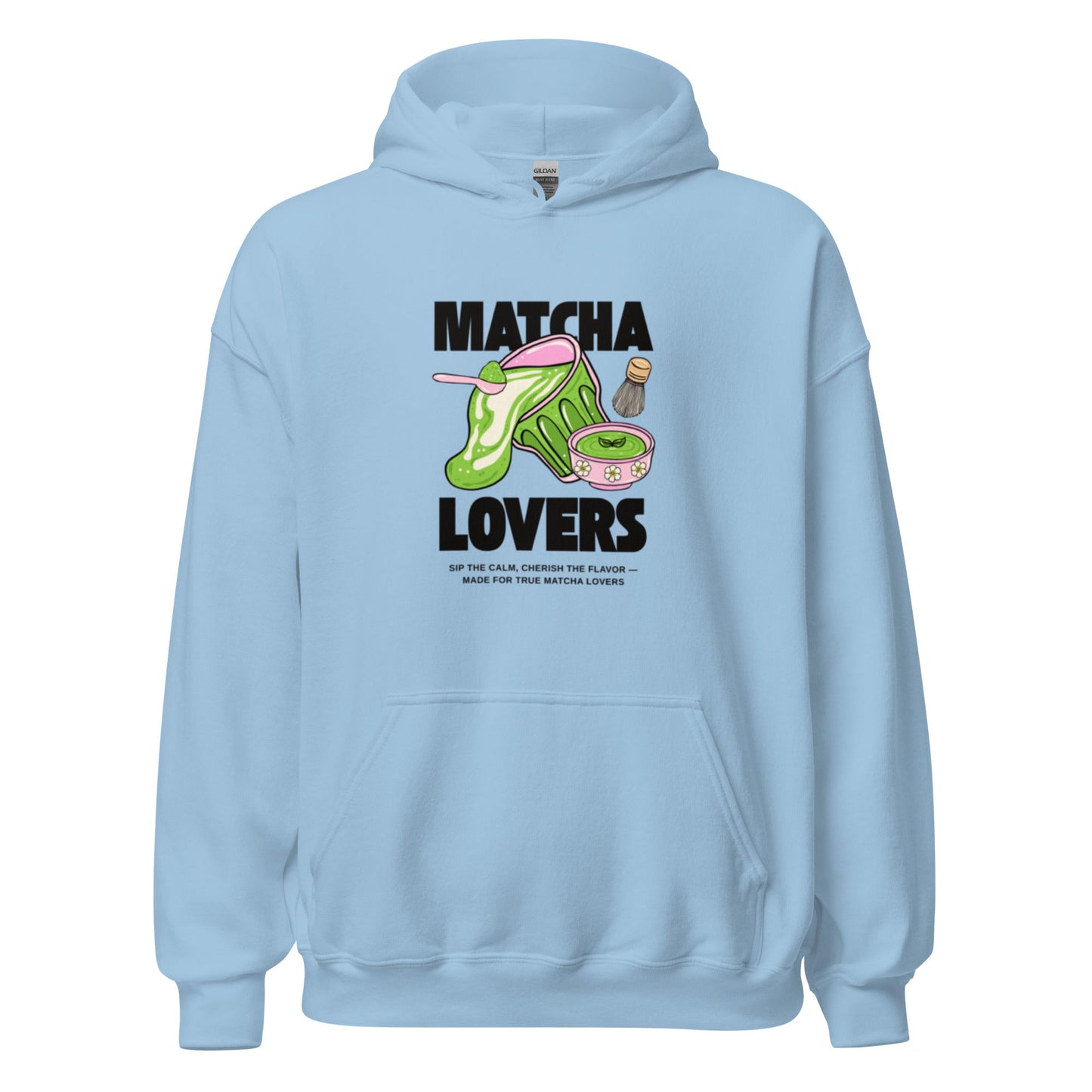 Matcha Lovers Hoodie – Süßes Matcha Design für echte Tea Fans, Herren, Frauen, Unisex - Kapuzenpullover - SprücheKüche - Druckfrisch & frech