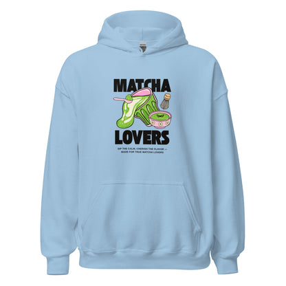 Matcha Lovers Hoodie – Süßes Matcha Design für echte Tea Fans, Herren, Frauen, Unisex - Kapuzenpullover - SprücheKüche - Druckfrisch & frech