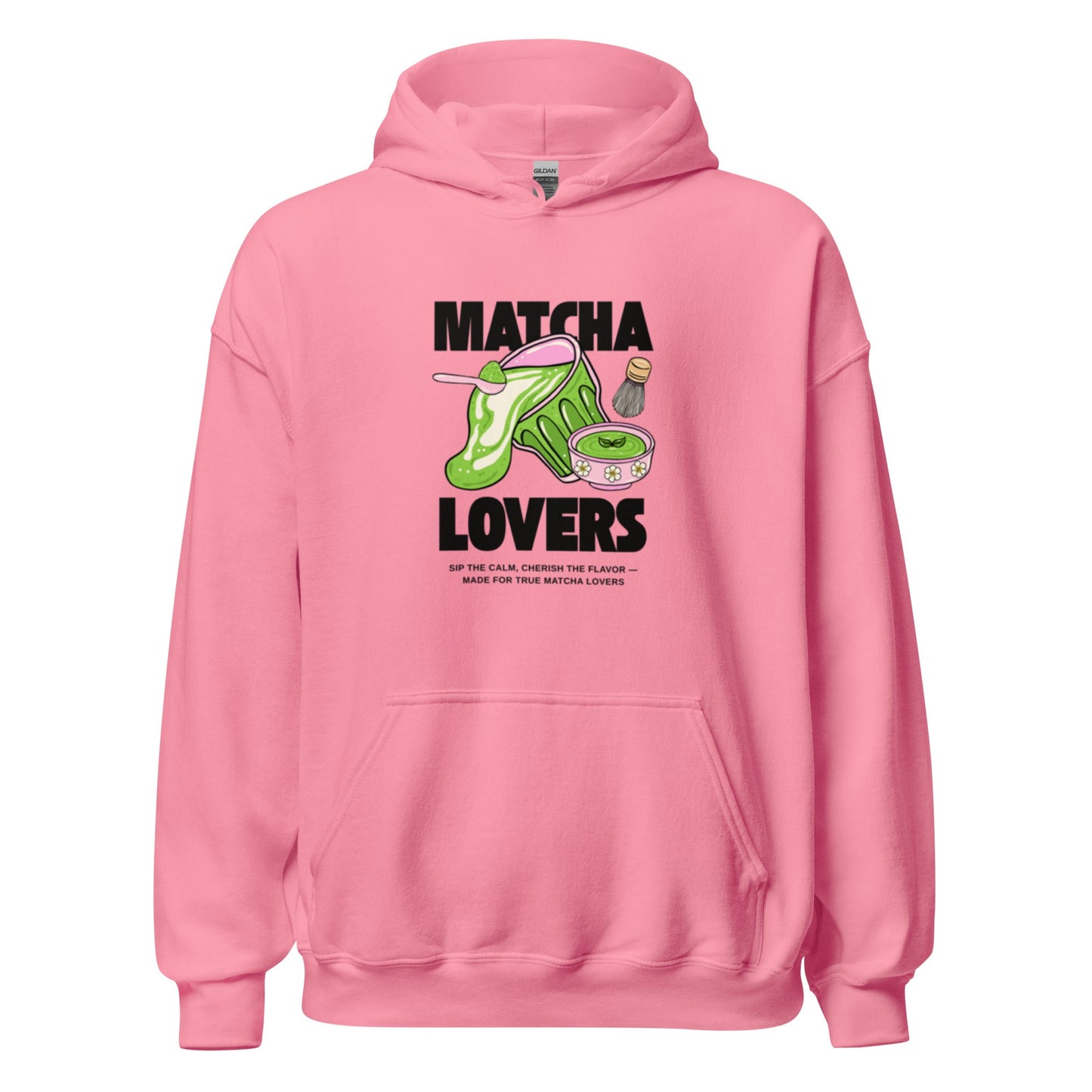 Matcha Lovers Hoodie – Süßes Matcha Design für echte Tea Fans, Herren, Frauen, Unisex - Kapuzenpullover - SprücheKüche - Druckfrisch & frech