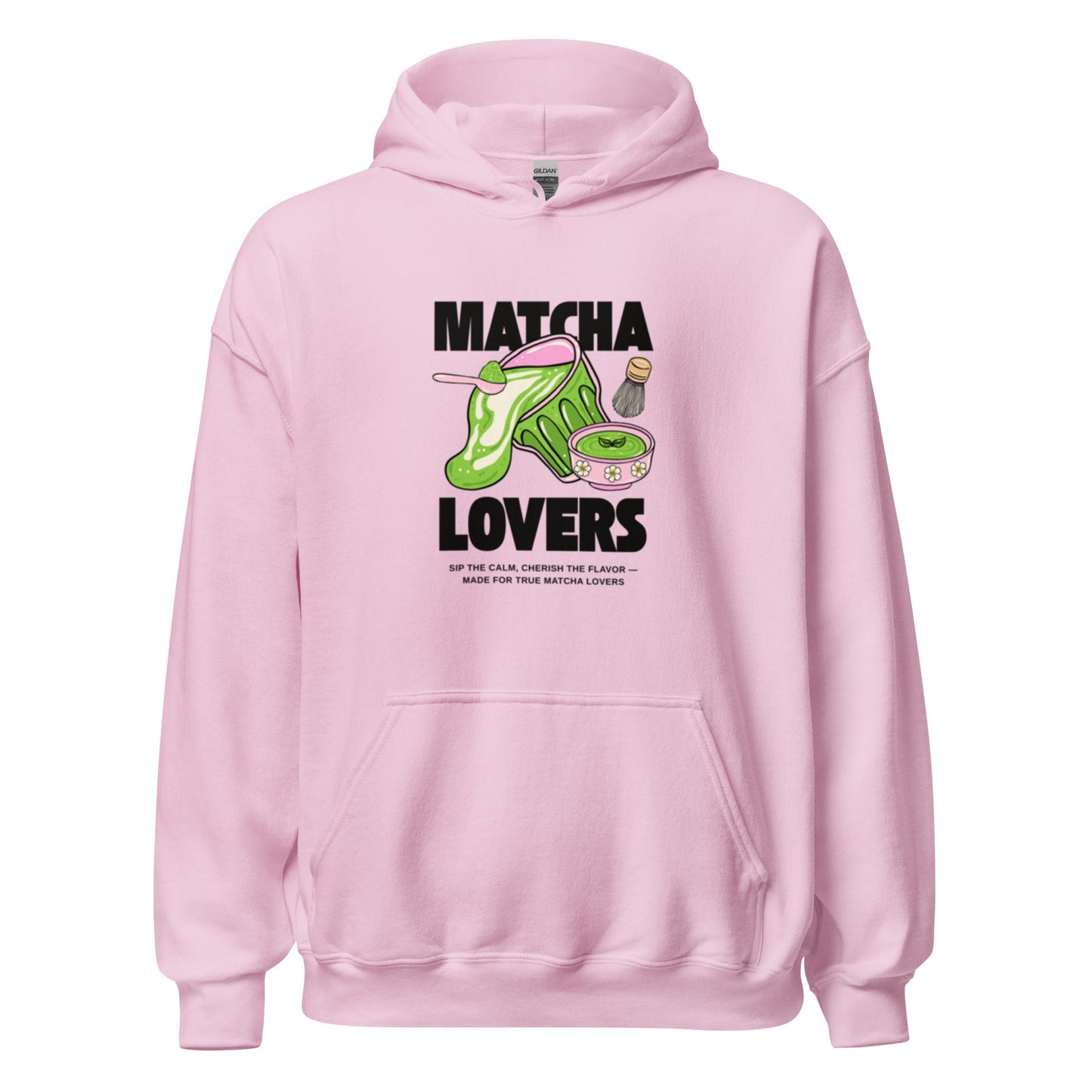 Matcha Lovers Hoodie – Süßes Matcha Design für echte Tea Fans, Herren, Frauen, Unisex - Kapuzenpullover - SprücheKüche - Druckfrisch & frech