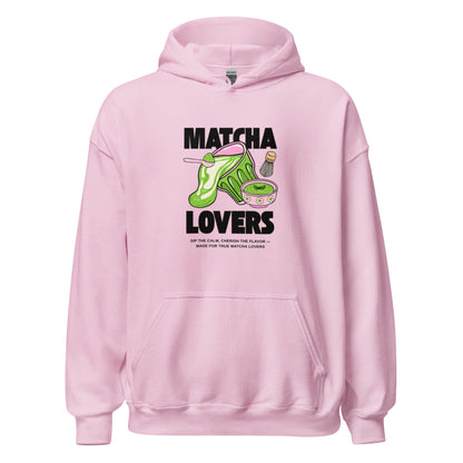 Matcha Lovers Hoodie – Süßes Matcha Design für echte Tea Fans, Herren, Frauen, Unisex - Kapuzenpullover - SprücheKüche - Druckfrisch & frech