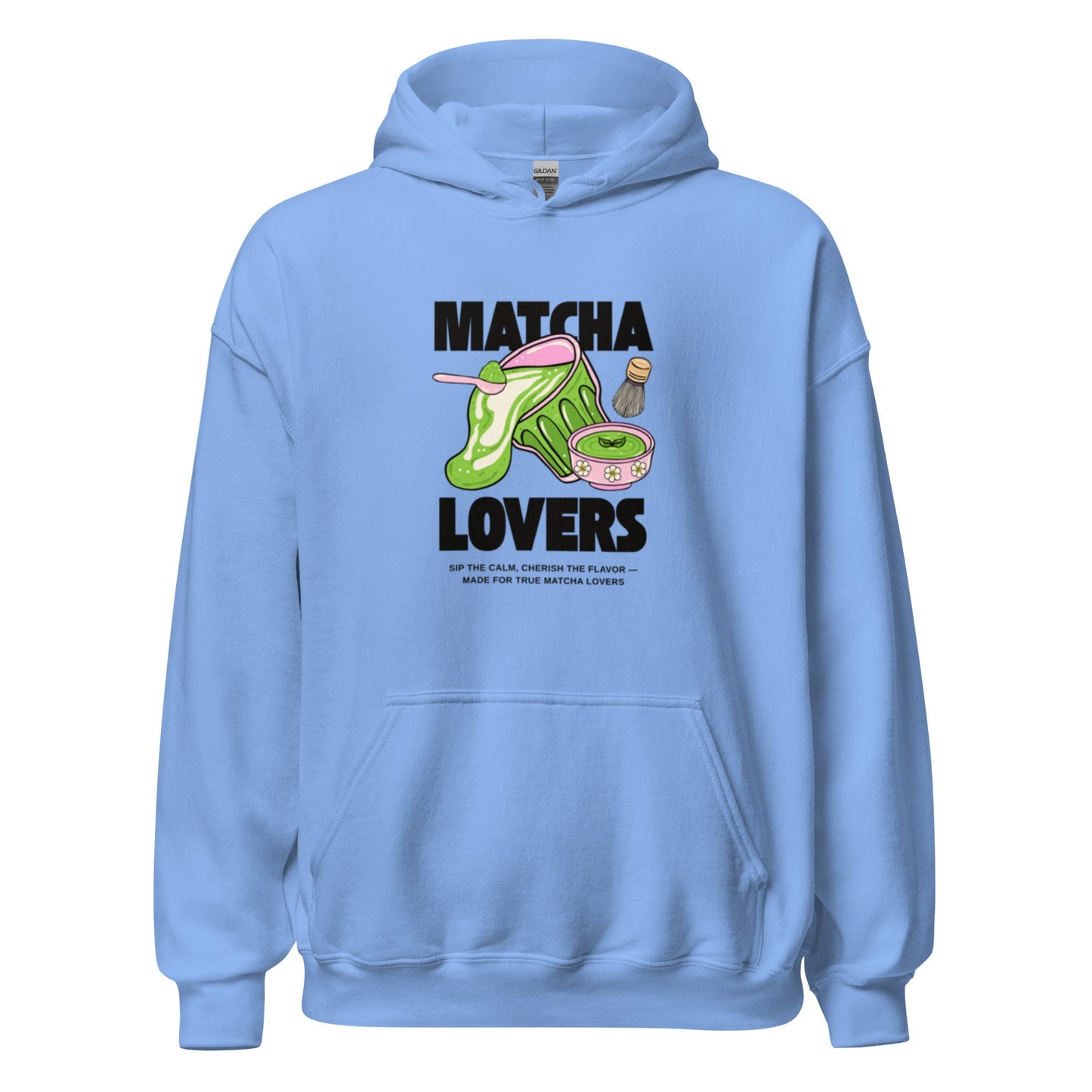 Matcha Lovers Hoodie – Süßes Matcha Design für echte Tea Fans, Herren, Frauen, Unisex - Kapuzenpullover - SprücheKüche - Druckfrisch & frech