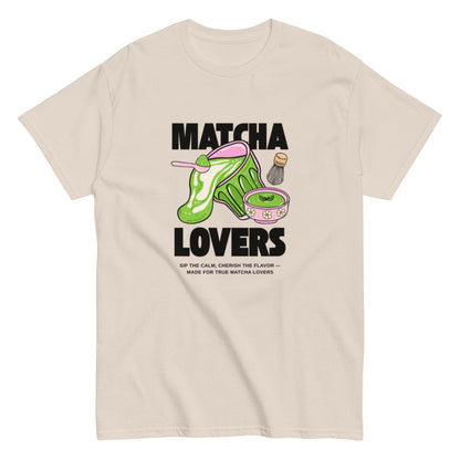 Matcha Lovers T-Shirt – Süßes Matcha Design für echte Tea Fans, Herren, Frauen, Unisex T-Shirt - SprücheKüche - Druckfrisch & frech