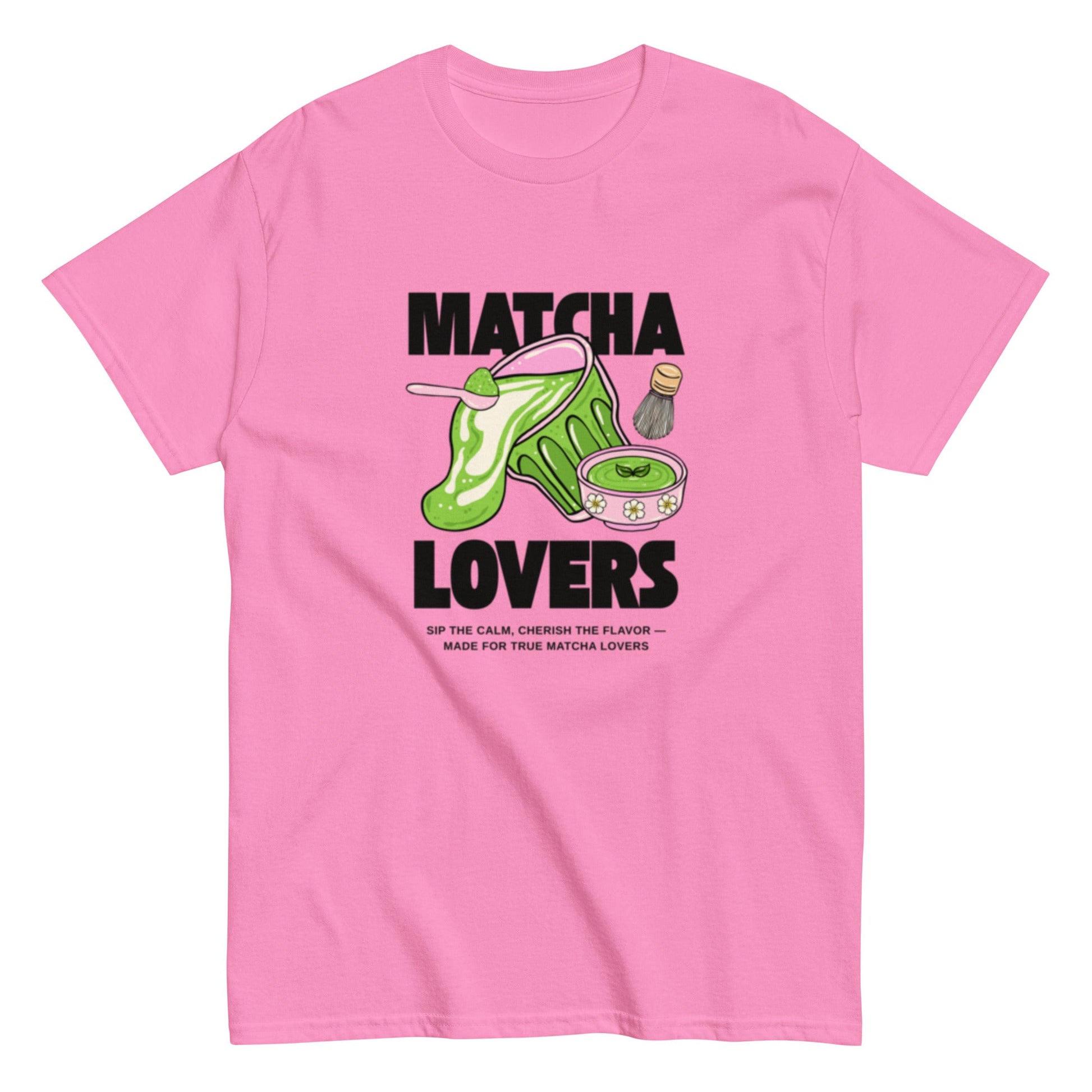 Matcha Lovers T-Shirt – Süßes Matcha Design für echte Tea Fans, Herren, Frauen, Unisex T-Shirt - SprücheKüche - Druckfrisch & frech
